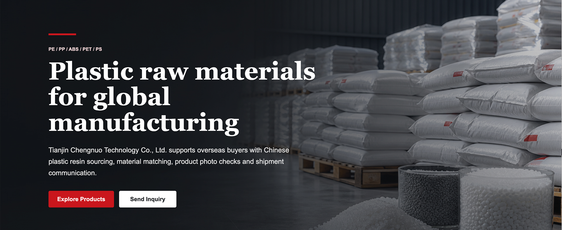 Mae Tianjin Chengnuo Technology Co., Ltd. yn cefnogi prynwyr tramor gyda chyflenwi resin plastig Tsieineaidd, cydweddu deunyddiau, gwirio lluniau cynnyrch a chyfathrebu ar gyfer cludo.